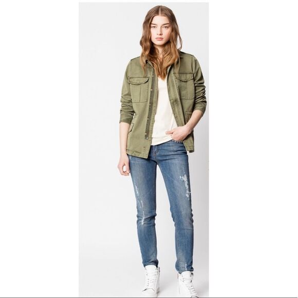 Zadig & Voltaire Kayak Butterfly Jacket. - Picture 1 of 6